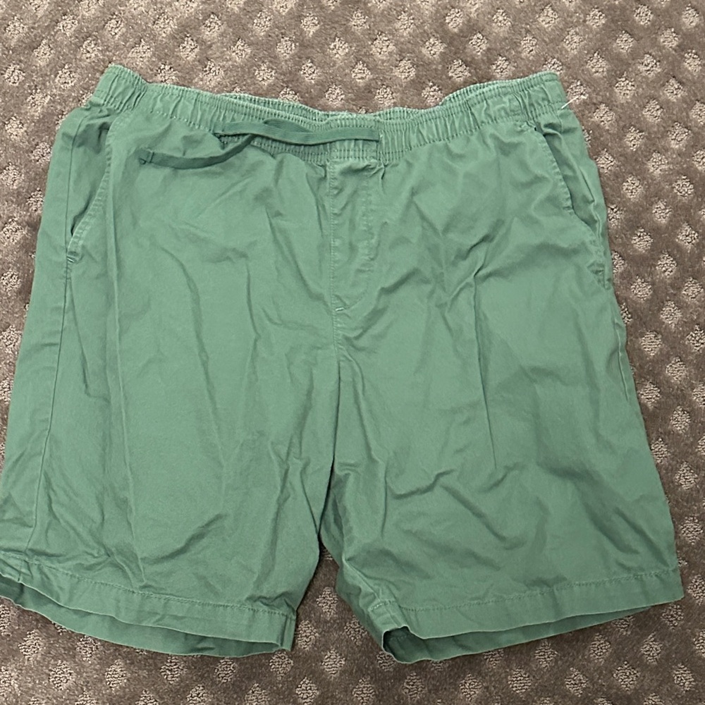 GAP Men's Athletic Shorts in Teal/Dark Green